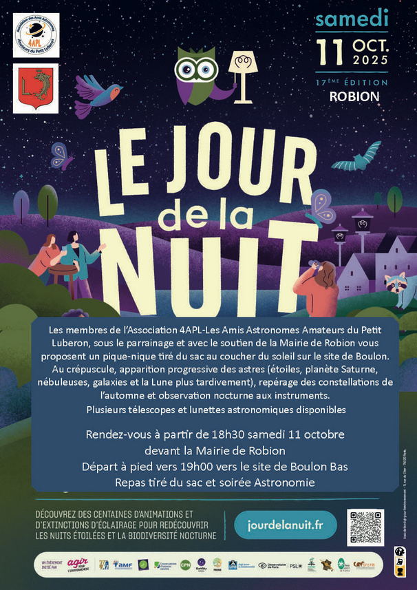 Le Jour de la Nuit à Robion - Vaucluse