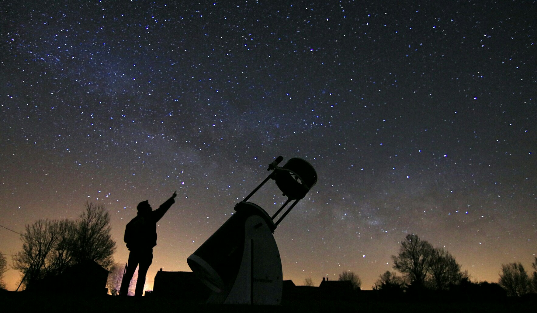 Nuit étoilé au Château du Grand Puch