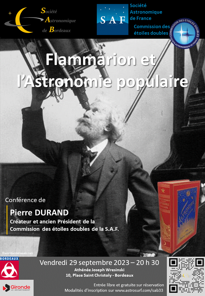 Conférence : "Flammarion et l'Astronomie populaire"