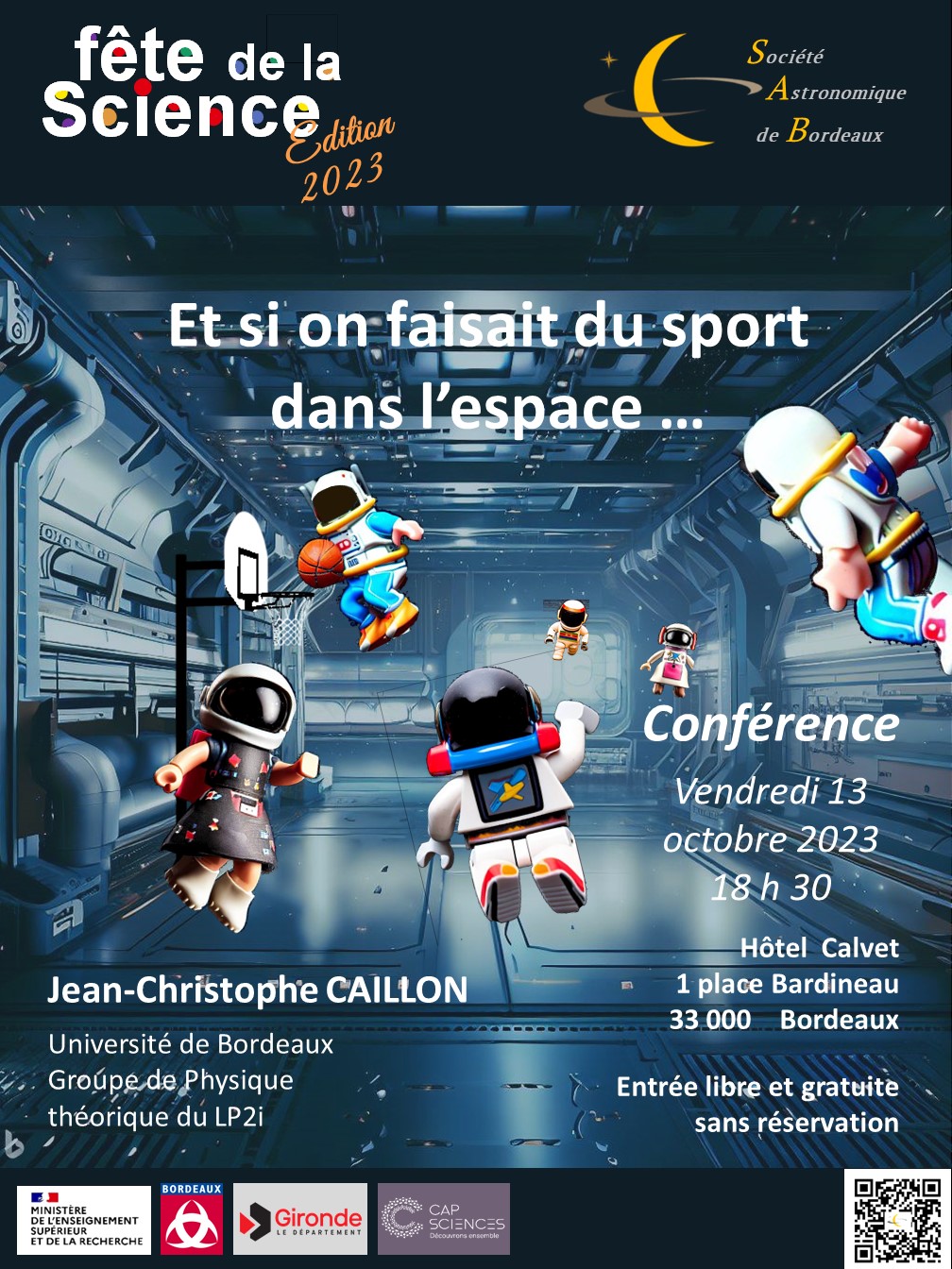 Conférence : "Et si on faisait du sport dans l'espace ..."