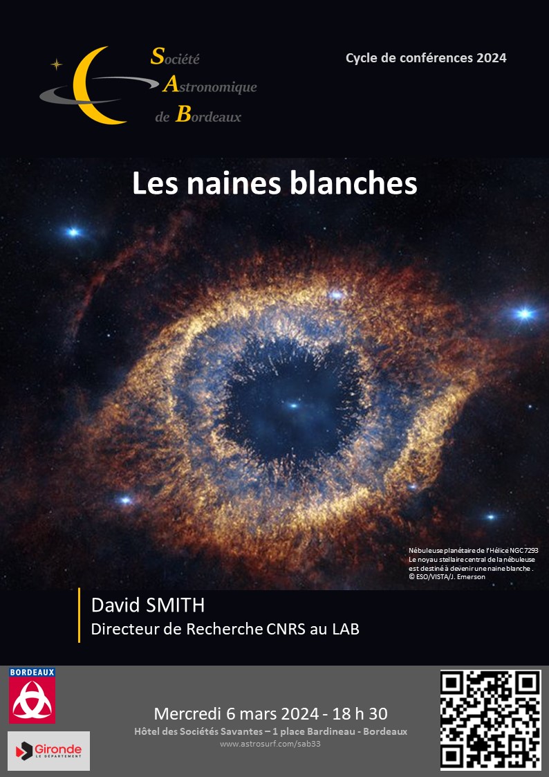 Conférence : "Les naines blanches"