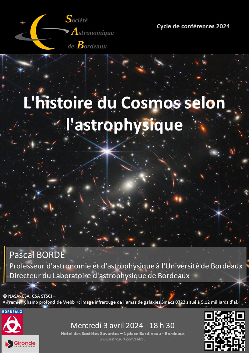 L'histoire du Cosmos selon l'astrophysique