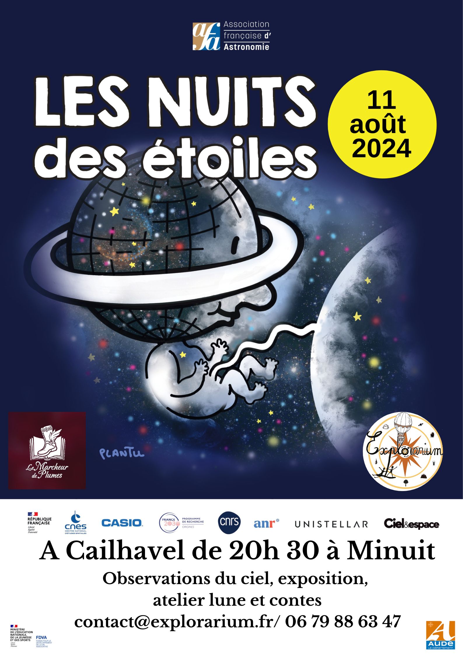 Nuit des étoiles à la coupole de Cailhavel