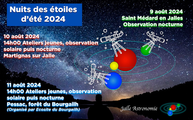 NUIT DES ETOILES à MARTIGNAS-sur-Jalle