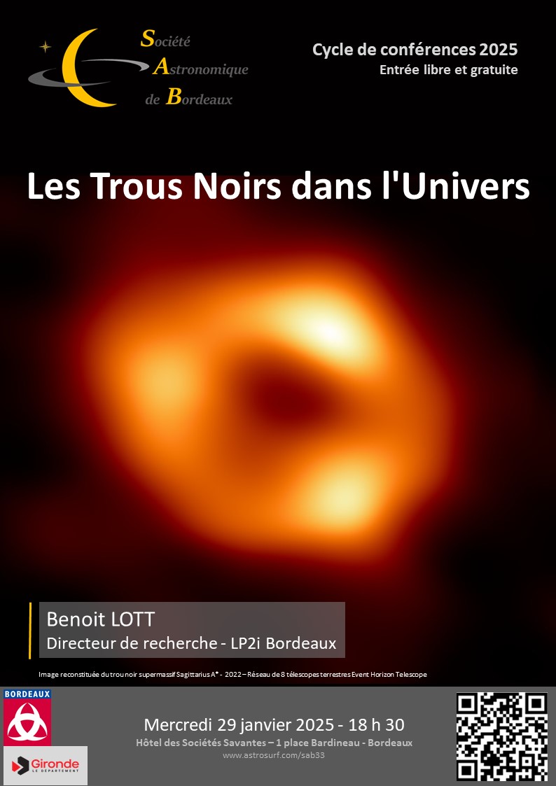 Les trous noirs dans l'Univers