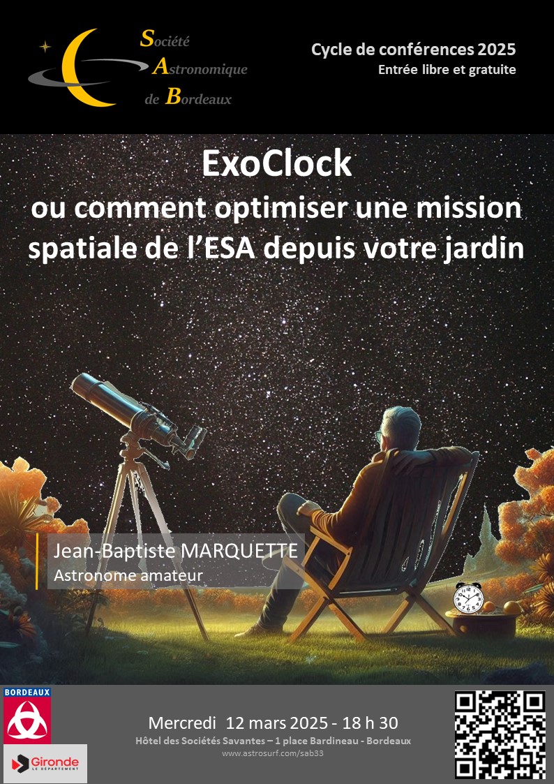 ExoClock, ou comment optimiser une mission spatiale de l’ESA depuis votre jardin