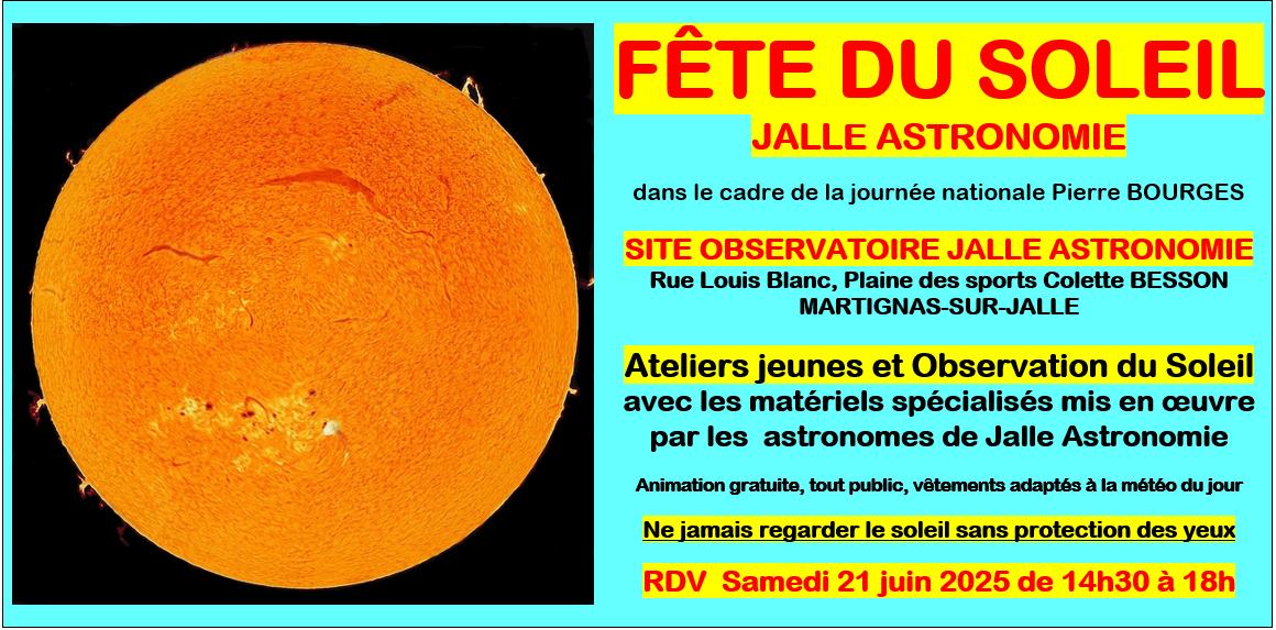 FETER LE SOLEIL avec JALLE ASTRONOME