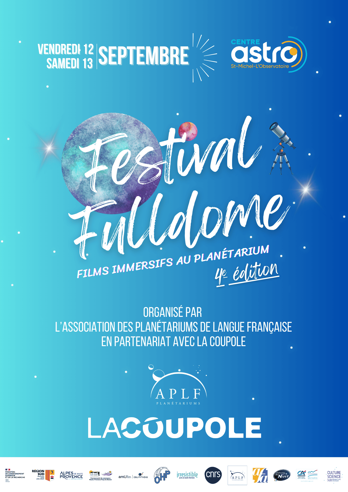 Planétarium - Festival Fulldome 4e édition