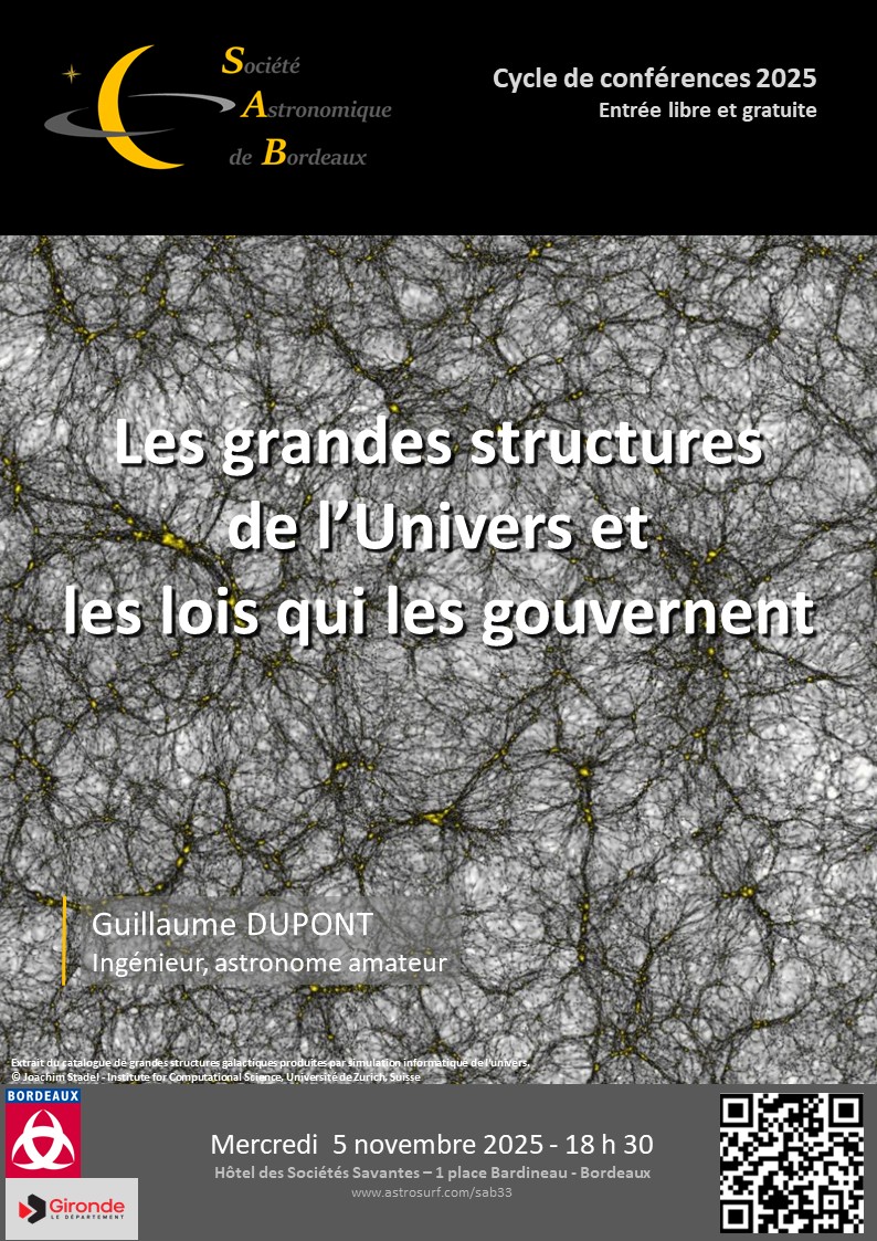 Les grandes structures de l'Univers et les lois qui les gouvernent