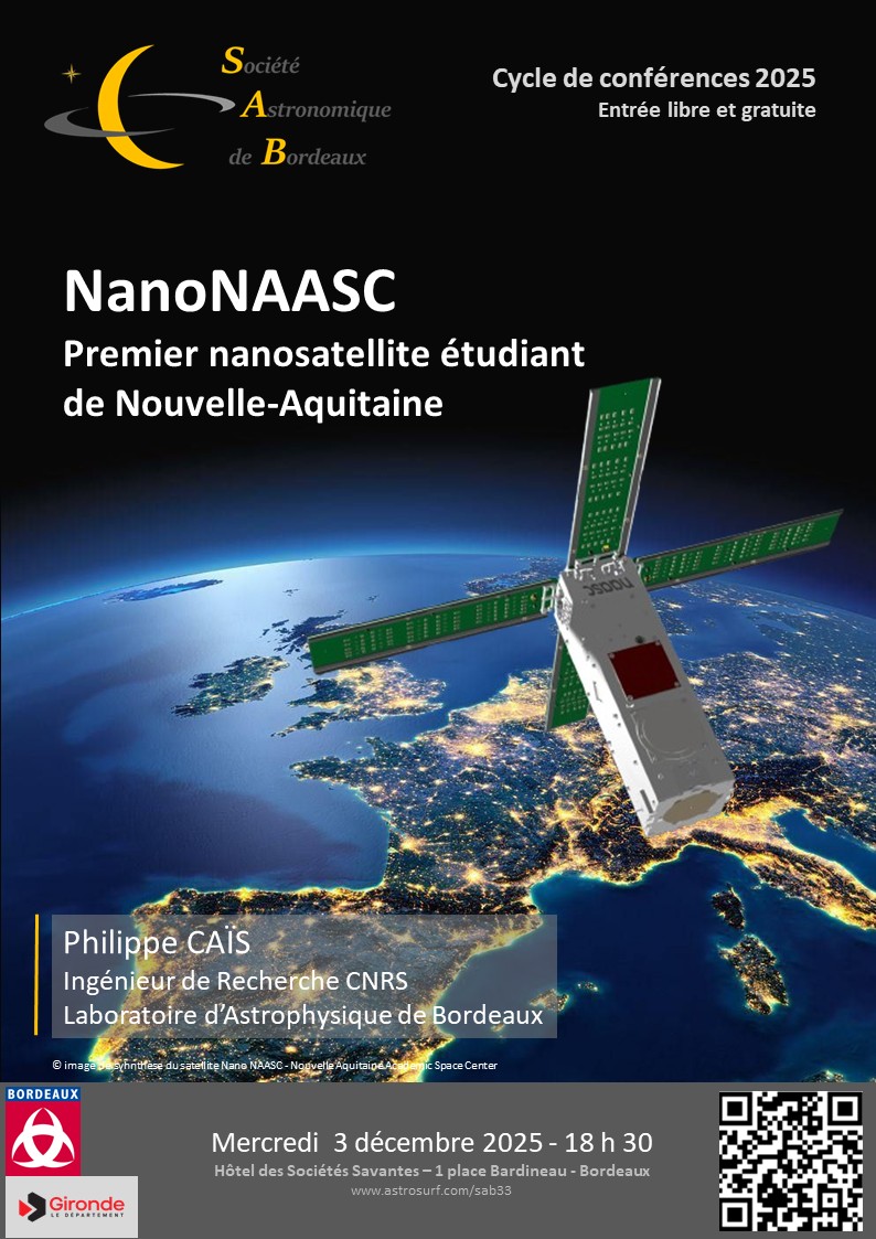 Nano NAASC, premier satellite étudiant de Nouvelle-Aquitaine
