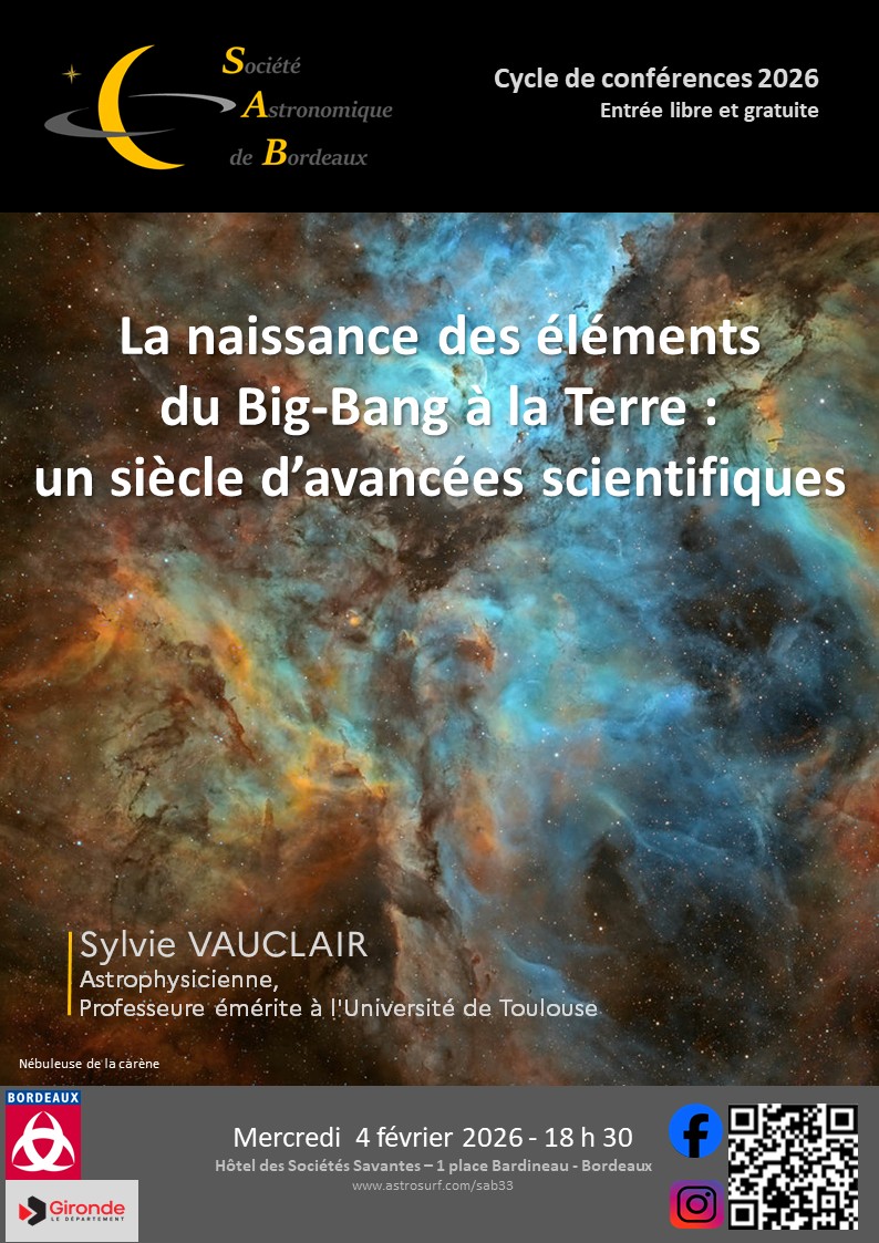La naissance des éléments du Big-Bang à la Terre : un siècle d'avancées scientifiques