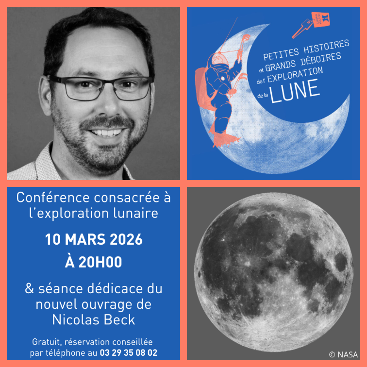 Conférence consacrée à l'exploration lunaire par Nicolas Beck