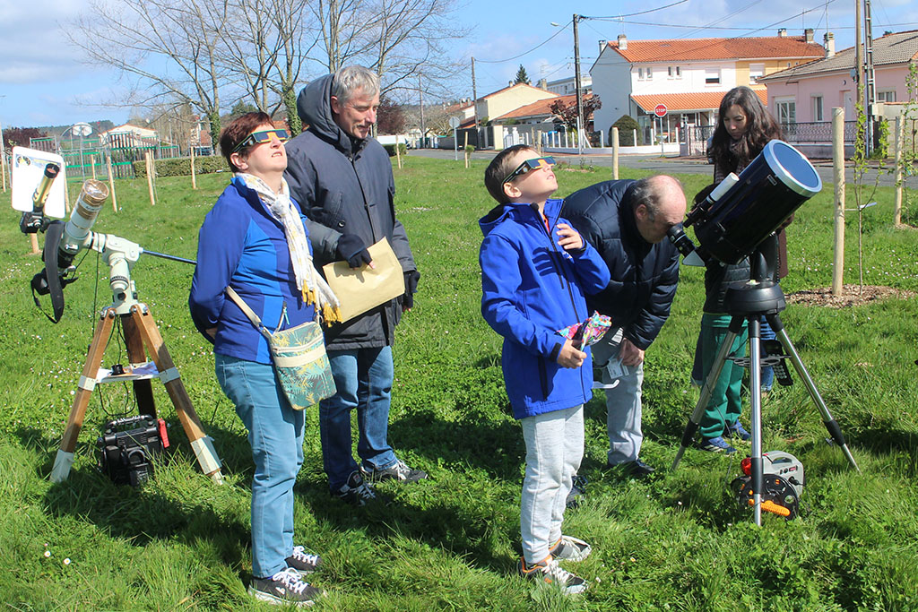 Observation de l'éclipse