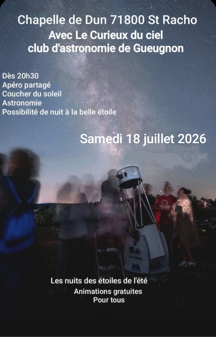 La Chapelle de Dun sous les étoiles