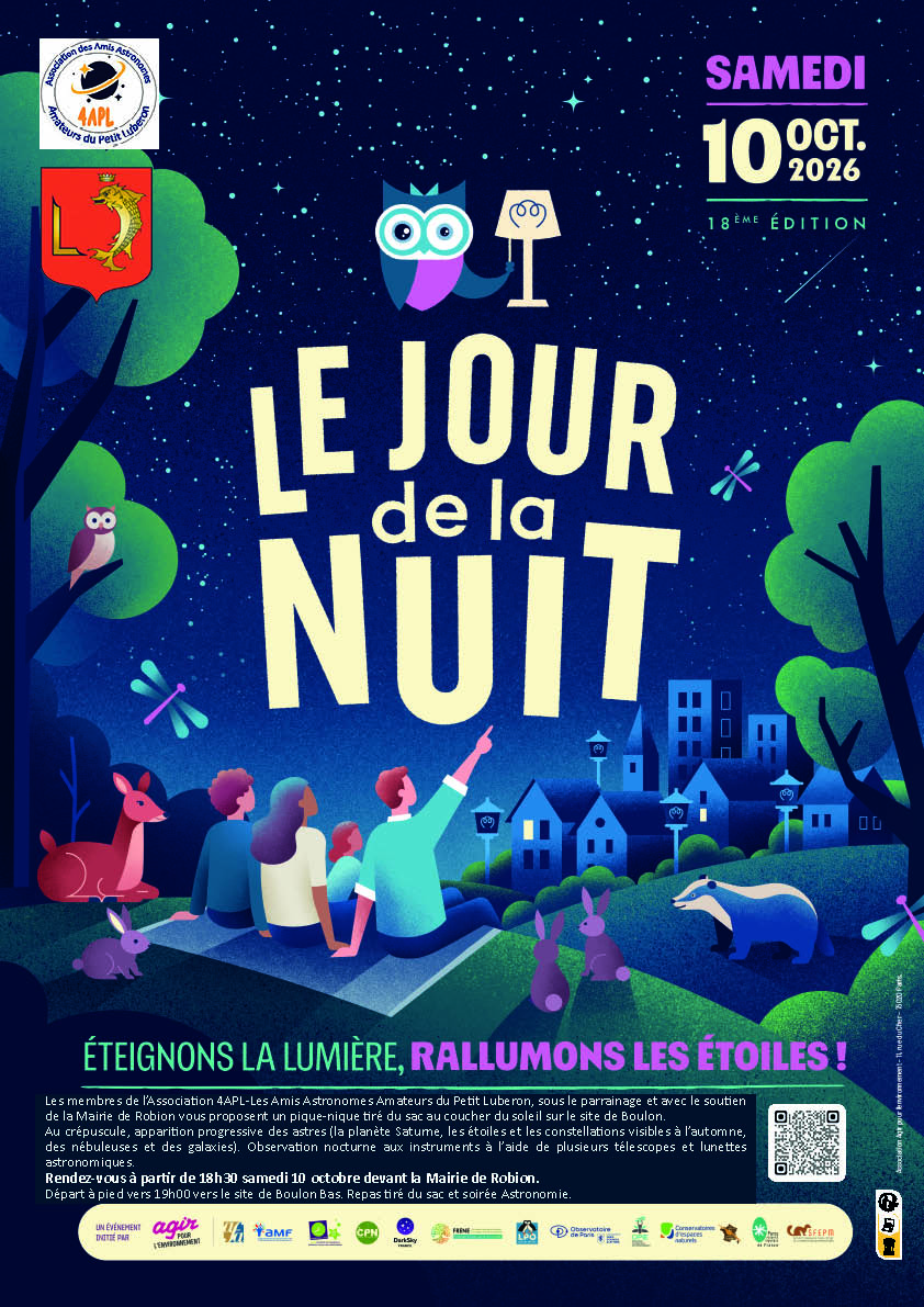 Le Jour de la Nuit à Robion (Sud Vaucluse)